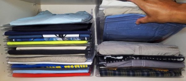 Enkelt Organisationssystem för kläder - Få ordning i garderoben, 10pack