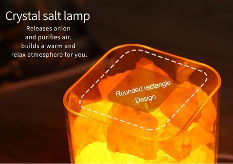 Himalaya Saltkristall LED-lampa - Svart