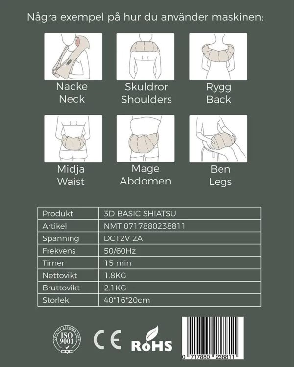 3D Basic SHIATSU Nackmassage
